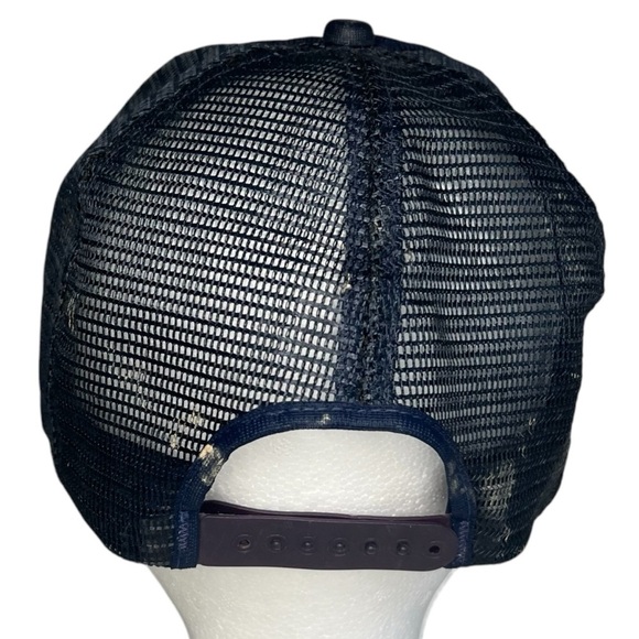 Vintage 1986 Boy Scouts of America Snapback Trucker Hat Navy Blue - Picture 5 of 7